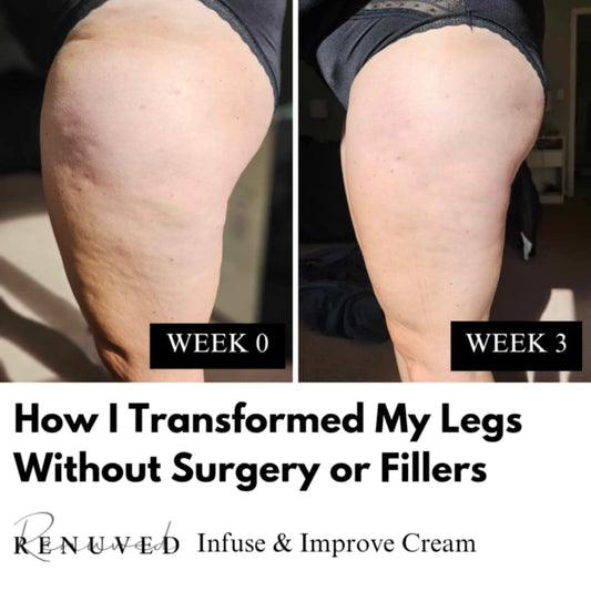How to Reduce Cellulite Naturally: Say Hello to Smoother Skin with Renuved Infuse & Improve Cream