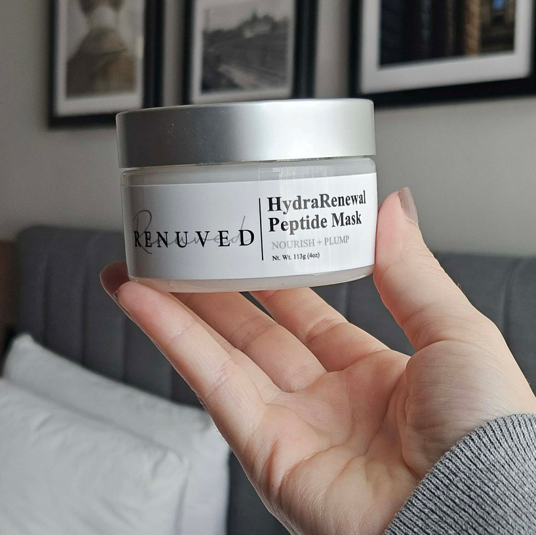 Peptide Mask for Face Benefits: Why Your Skin Needs Renuved’s HydraRenewal Peptide Mask