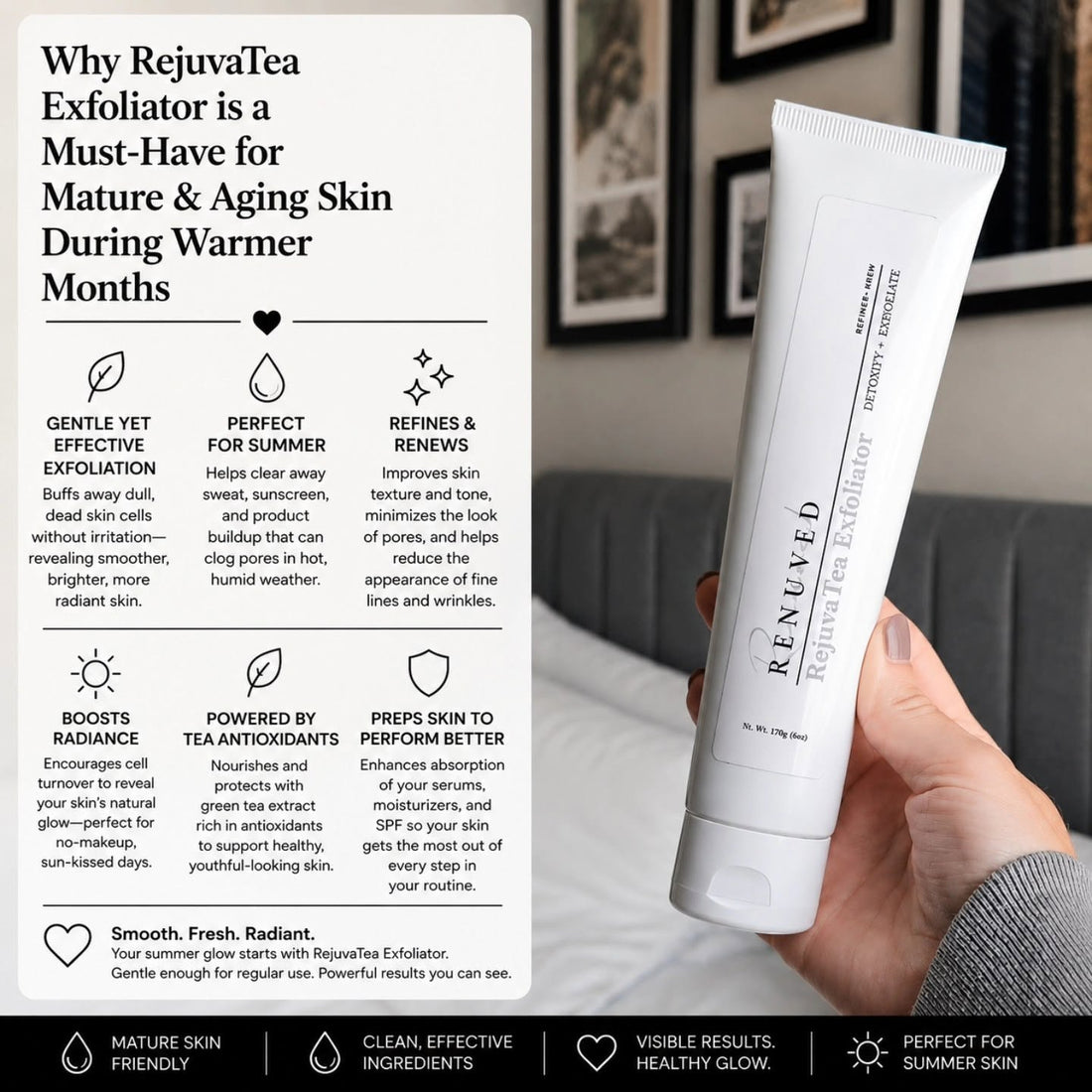 The One Skincare Step Everyone Shouldn't Skip: Why the RENUVED RejuvaTea Exfoliator Is Perfect for Tweens, Teens, Men, and Women