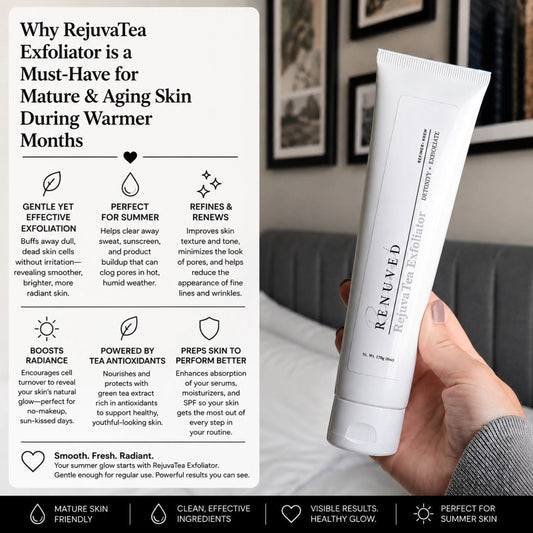 The One Skincare Step Everyone Shouldn't Skip: Why the RENUVED RejuvaTea Exfoliator Is Perfect for Tweens, Teens, Men, and Women